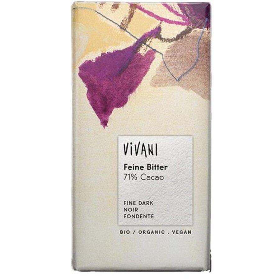 Vivani bitter sjokolade 71 % cacao 100 gr