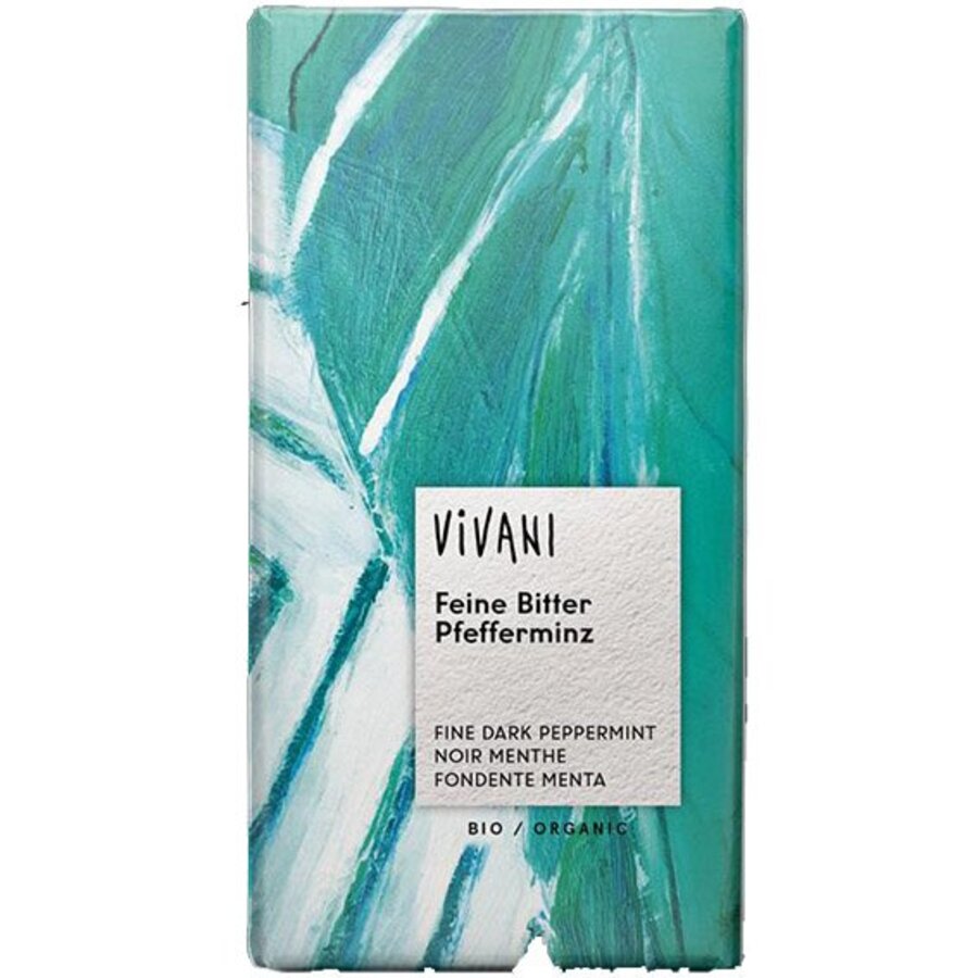 Vivani peppermynte mørk sjokolade 100 gr