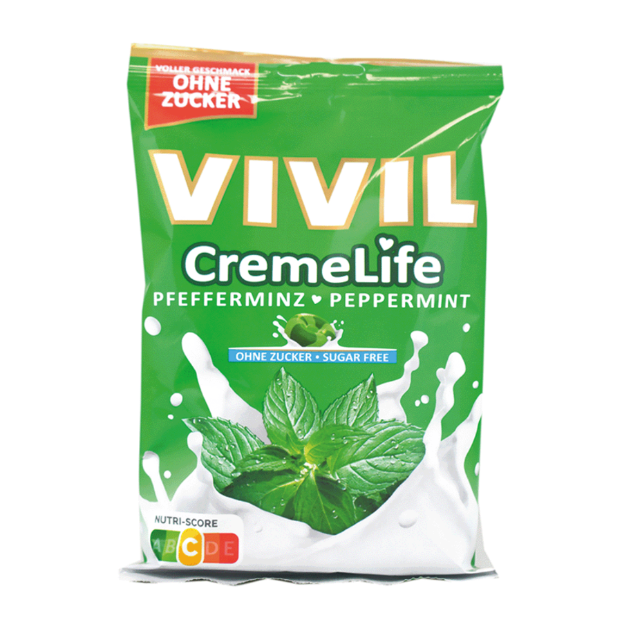 Vivil kremete peppermyntedrops 110 g