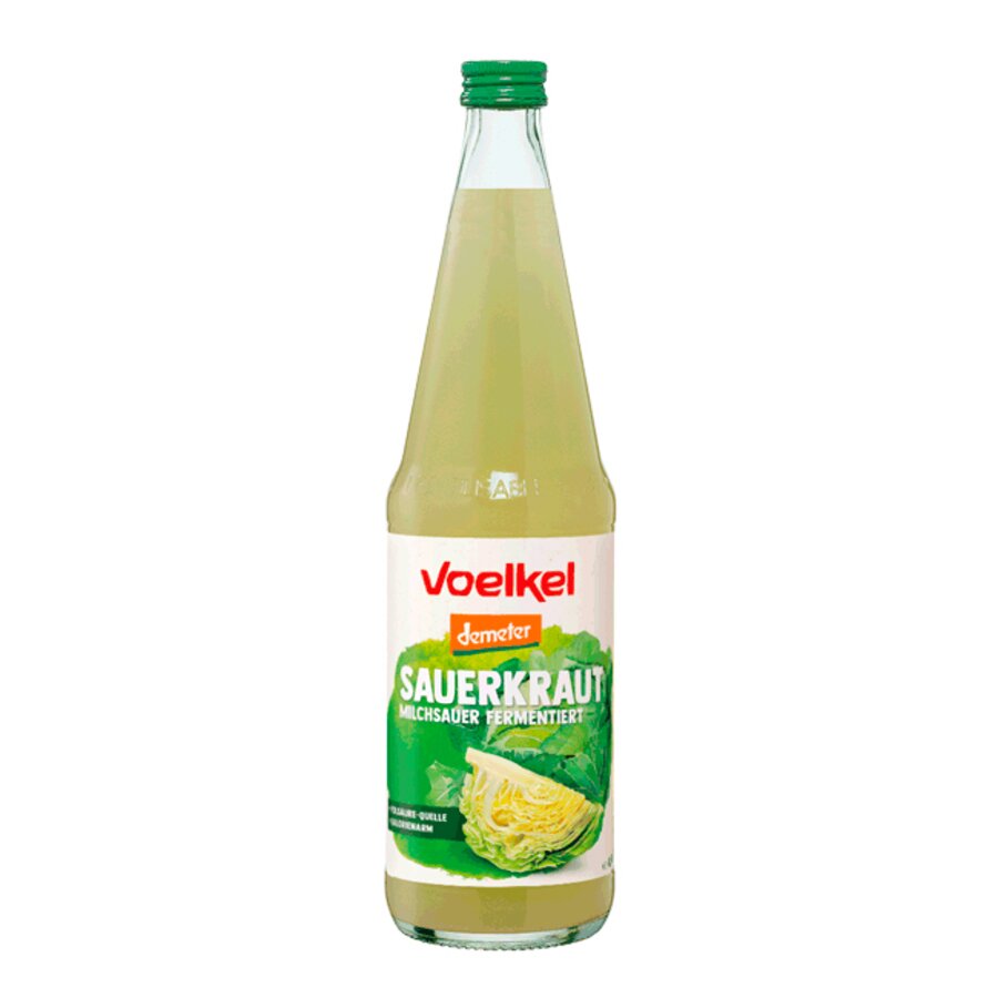 Voelkel økologisk melkesyregjæret surkåljuice 0,7 L