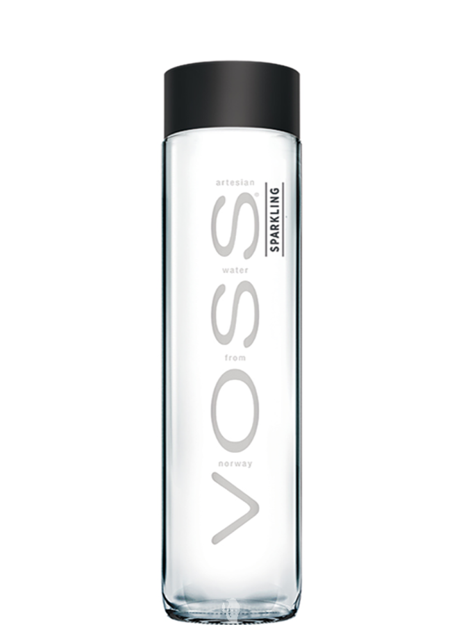 VOSS kullsyrevann glassflaske 800 ml