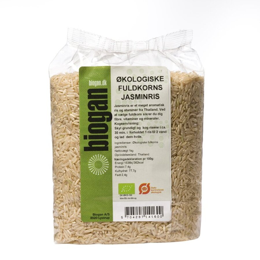 Biogan jasminris fullkorn 1 kg