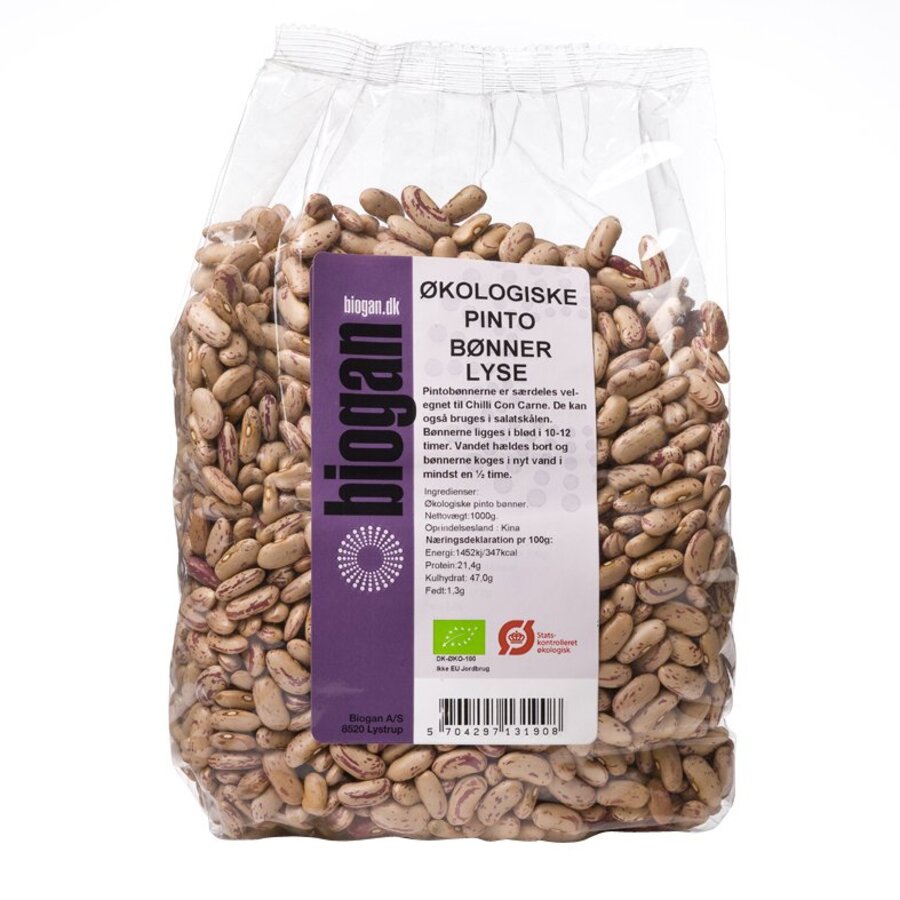 Biogan lyse pintobønner 1 kg økologisk