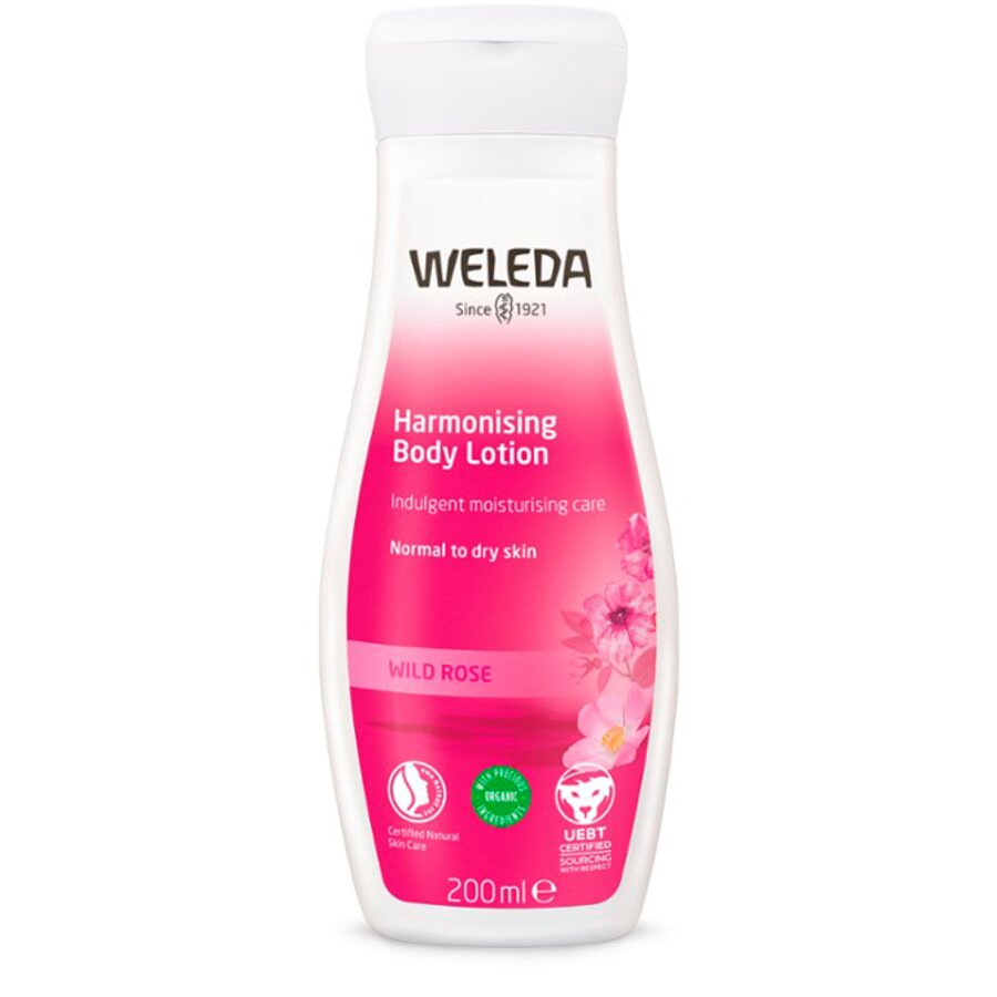 Weleda wild rose harmonising body lotion 200 ml