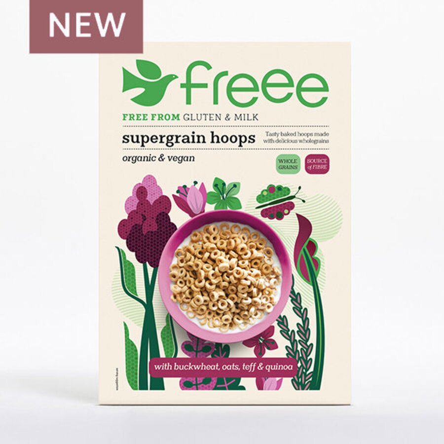 Doves Farm supergrain hoops 300 g