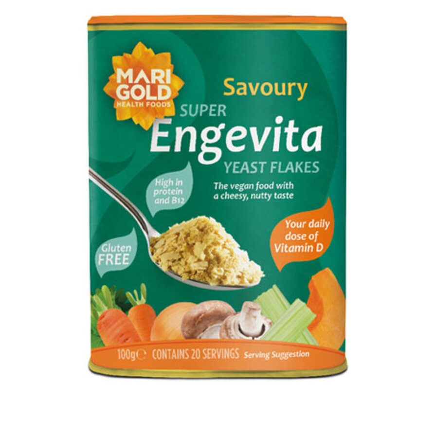 Marigold super yeast flakes vit D & B12 100 g