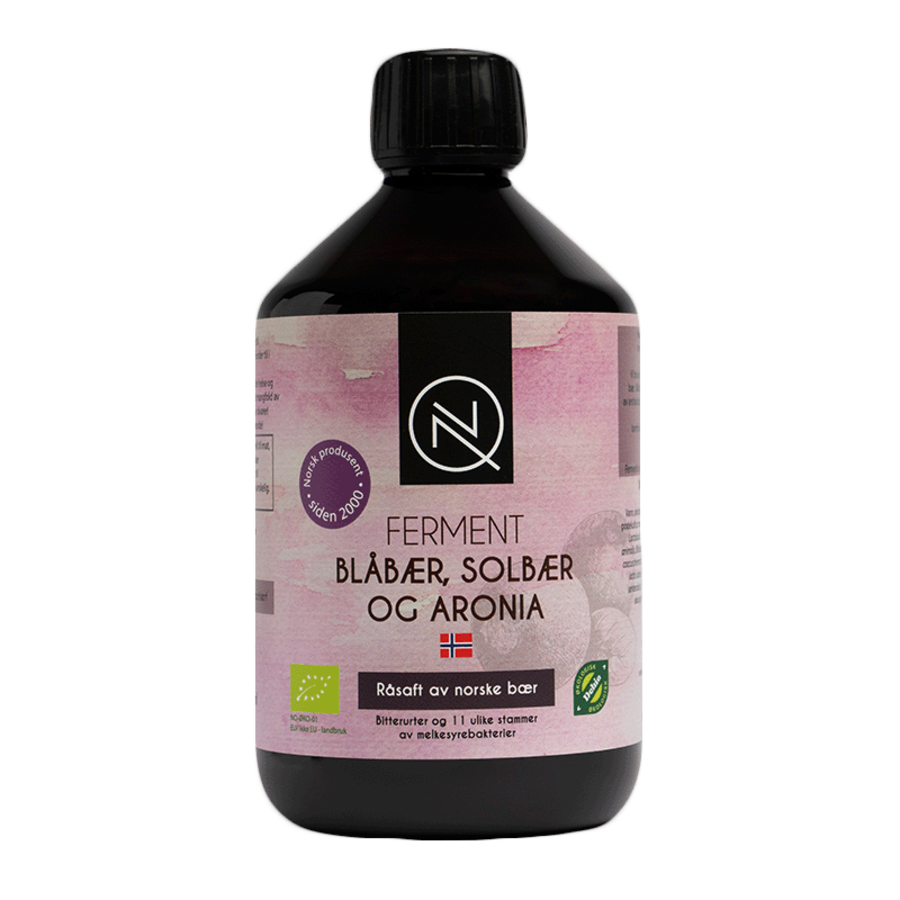 Nordquist Ferment blåbær, solbær & aronia 500 ml