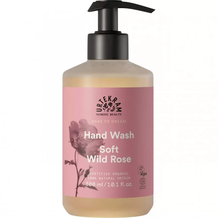 Urtekram Dare To Dream hand wash soft wild rose 300 ml