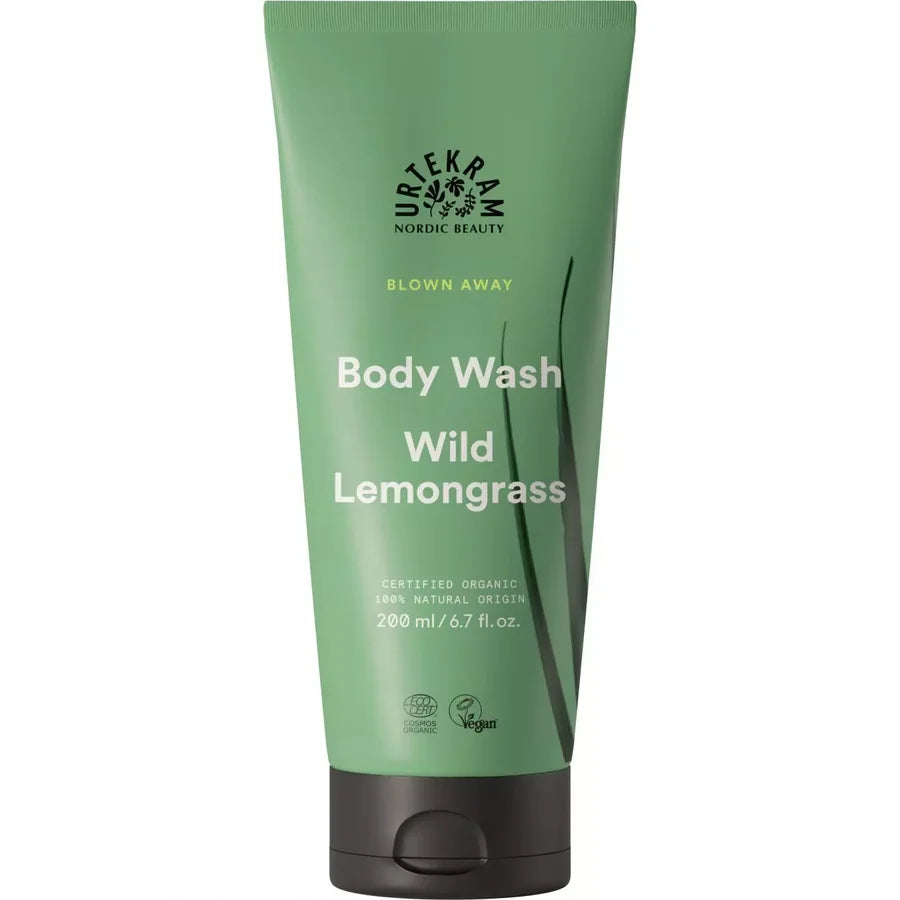 Urtekram Blown Away body wash wild lemongrass 200 ml