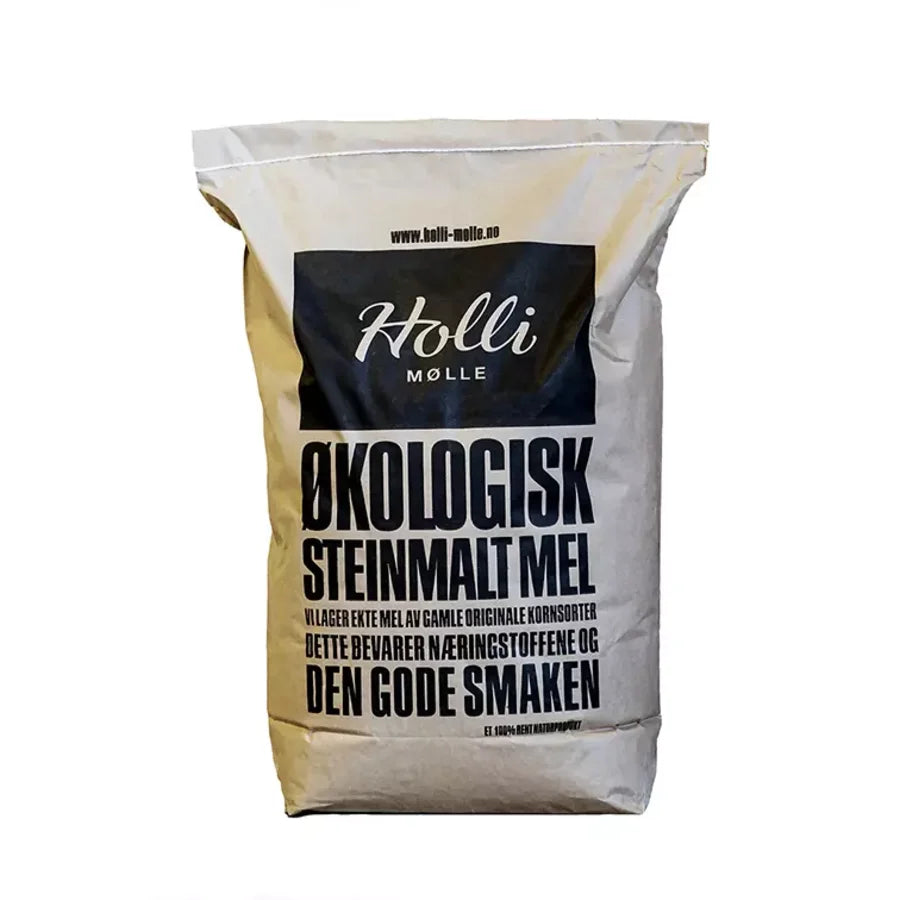 Holli Mølle økologisk spelt grov sammalt 25 kg