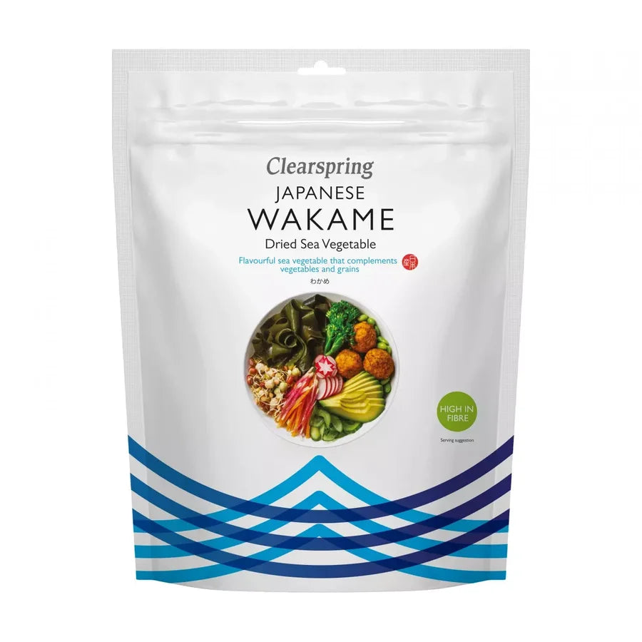 Clearspring japansk wakame (tørket sjøgrønnsaker) 30 g