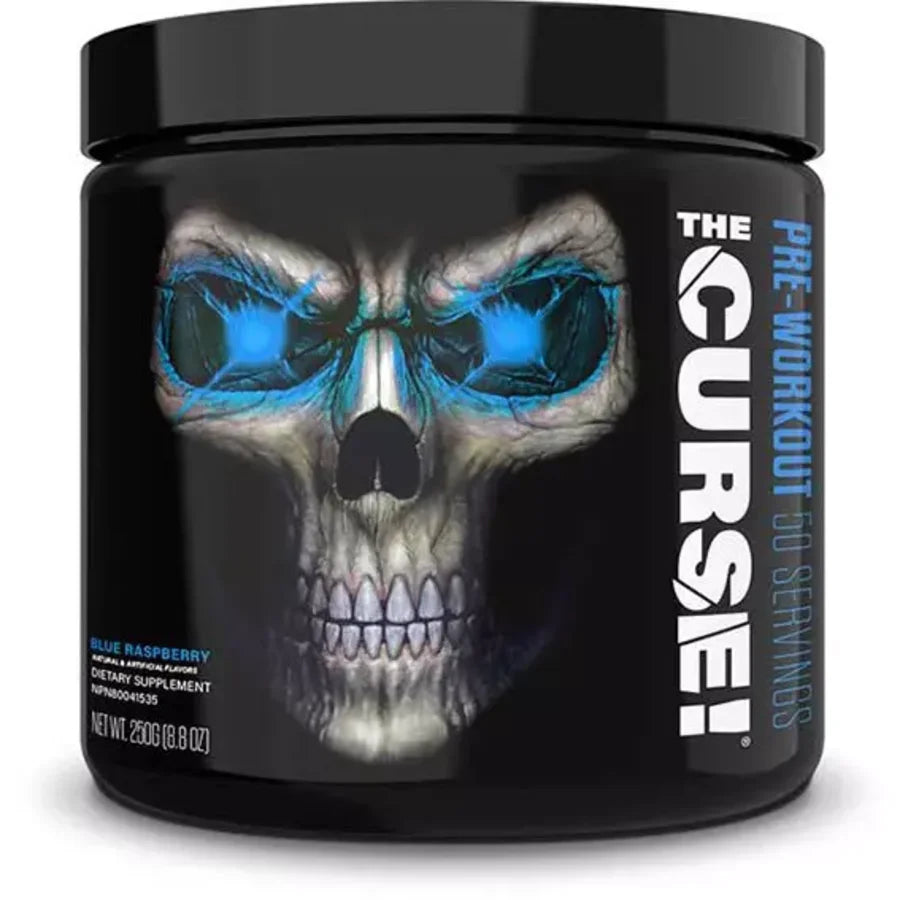 The Curse pre workout blue raspberry 250 g