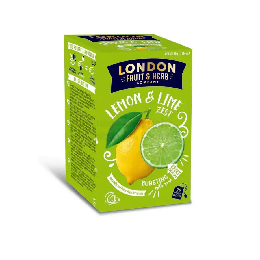 London Fruit & Herb lemon & lime 20 poser