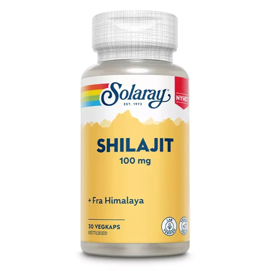 Solaray shilajit 100 mg 30 kapsler