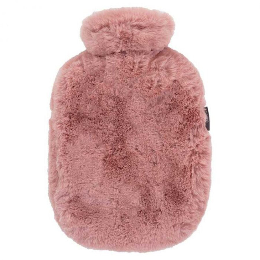 Fashy varmeflaske rosa pels 2 L