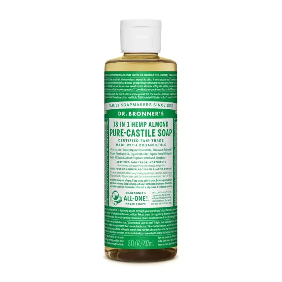 Dr Bronner mandel såpe 240 ml