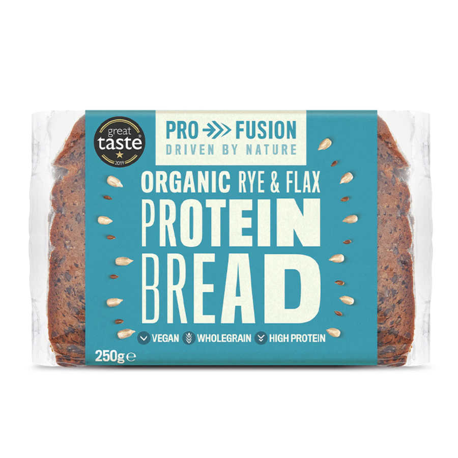Profusion proteinbrød rug & linfrø økologisk 250 gr