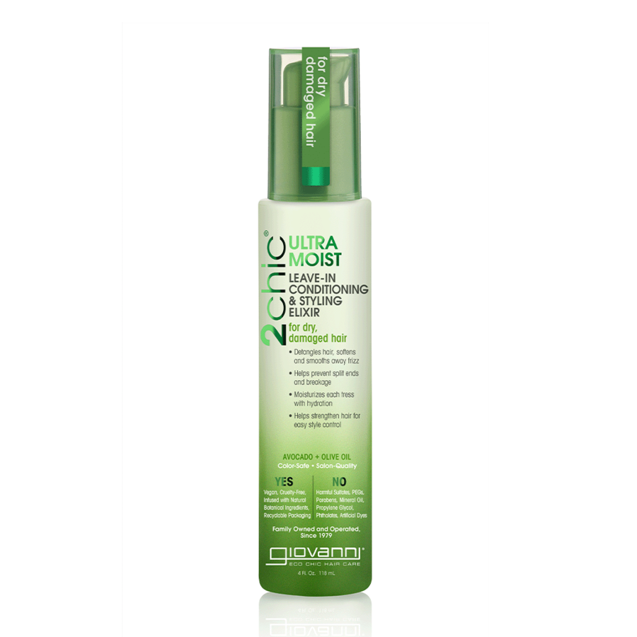 Giovanni avocado & olive oil conditioner & styling elixir