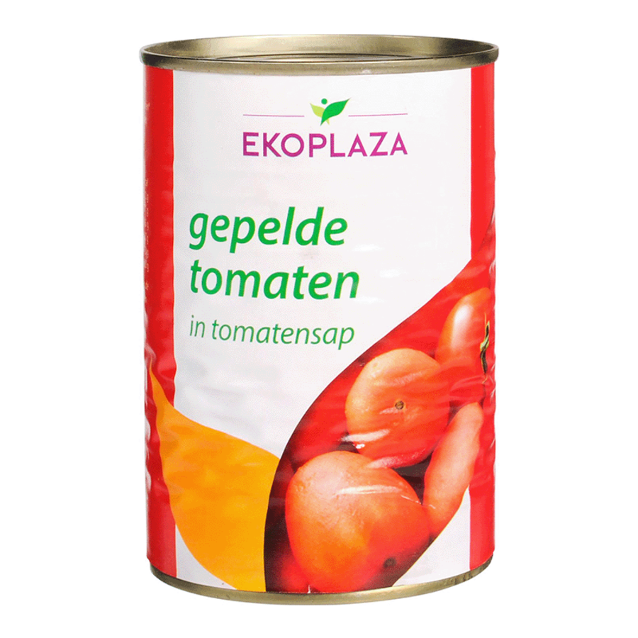 Ekoplaza Skrellede Tomater i Tomatjuice Øko 400gr