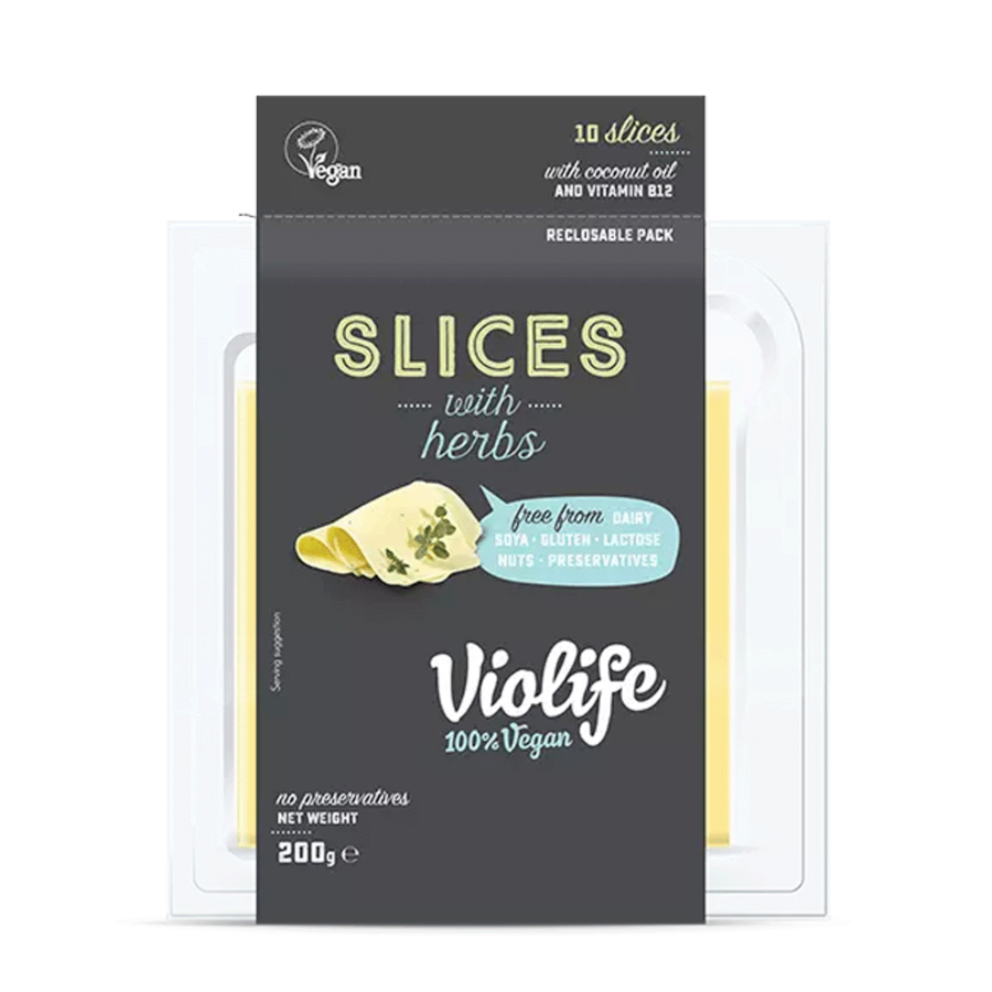 Violife med urter skivet 200 gr