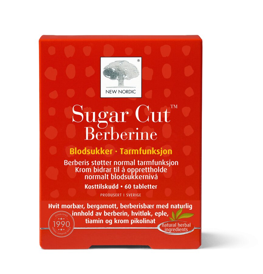 New nordic sugar cut berberine 60 tabletter