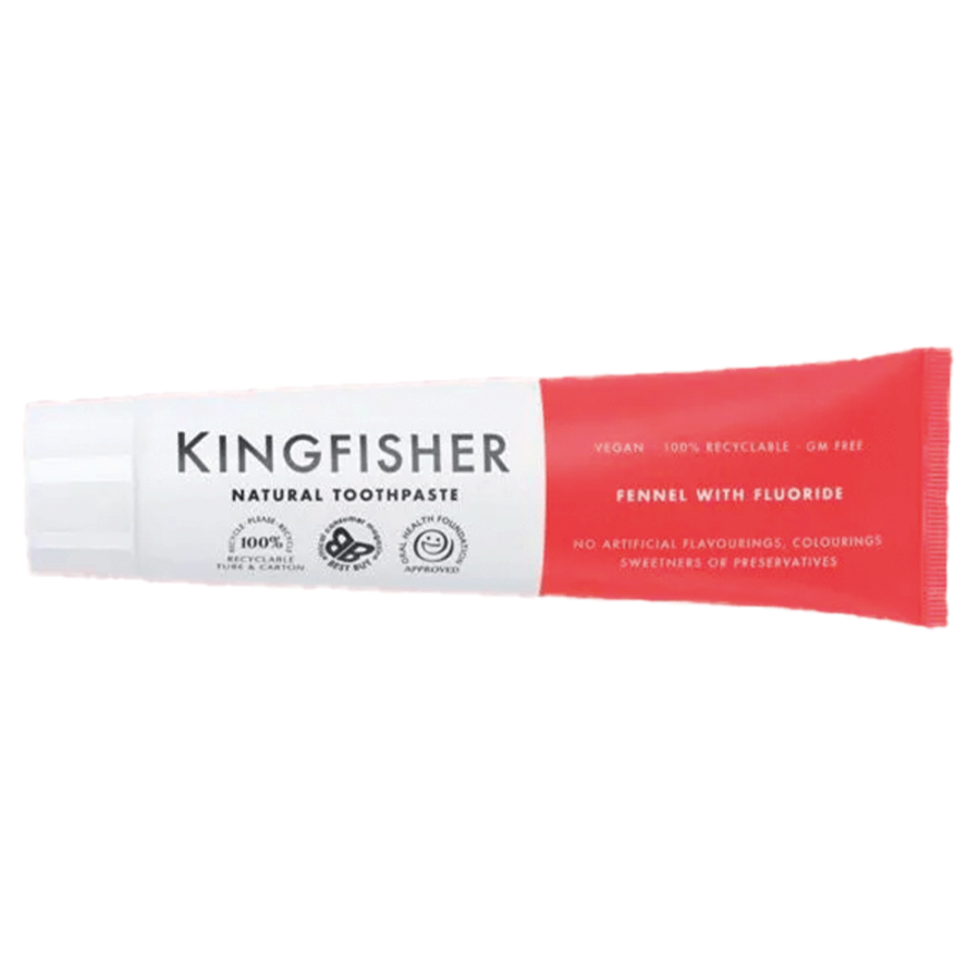 Kingfisher fennikel tannkrem med fluor 100 ml
