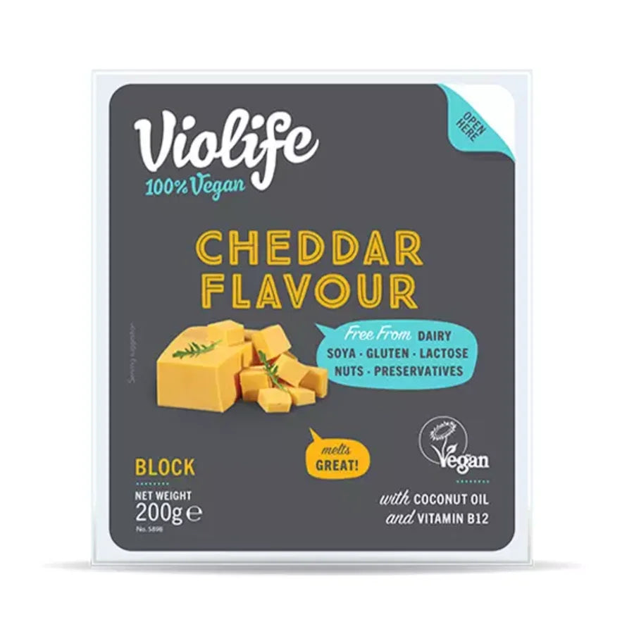 Violaife cheddar blokk 200 gr
