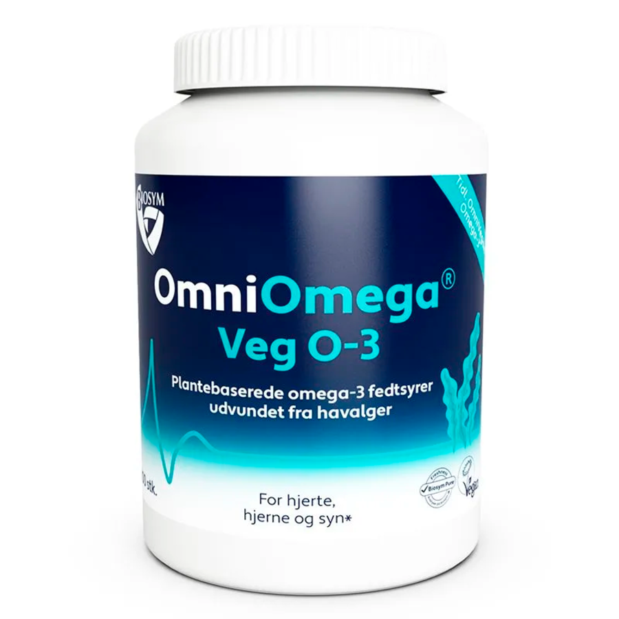 Biosym OmniOmega Veg O-3 100 kapsler