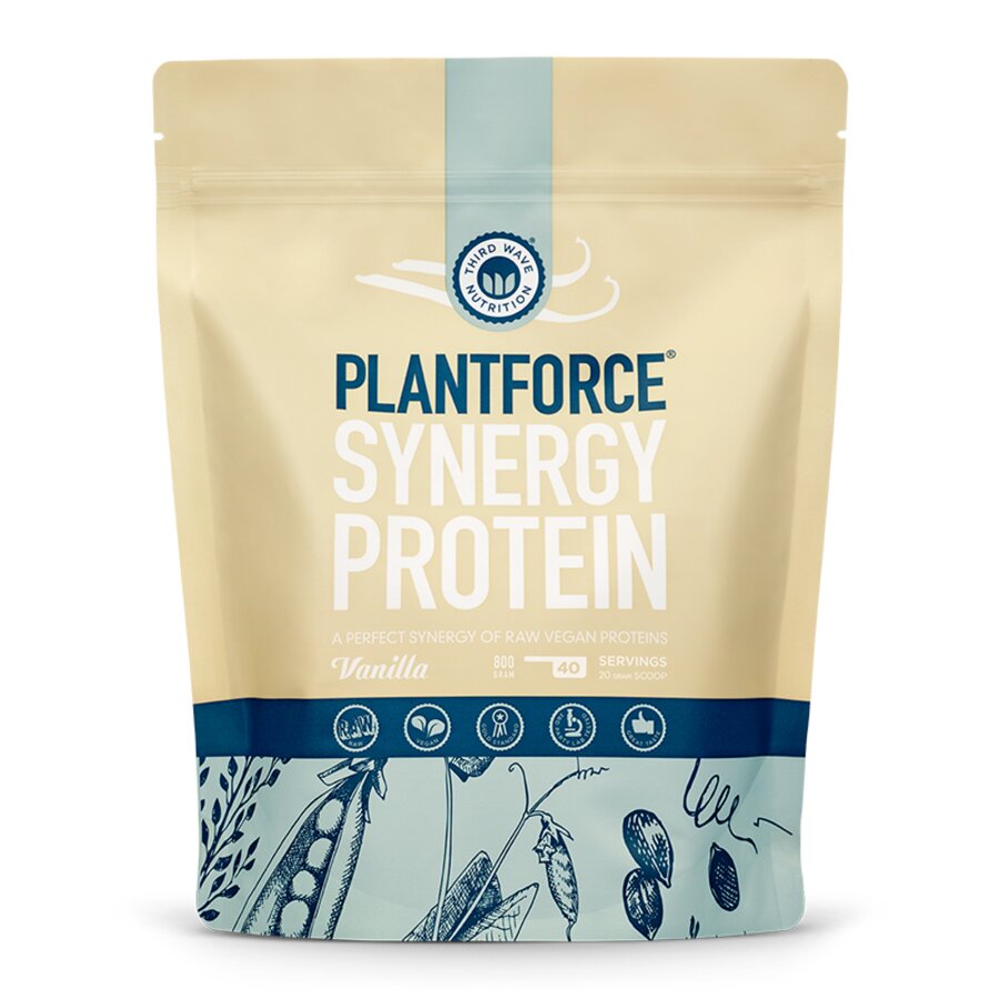 Plantforce synergy protein vanilje 800 g