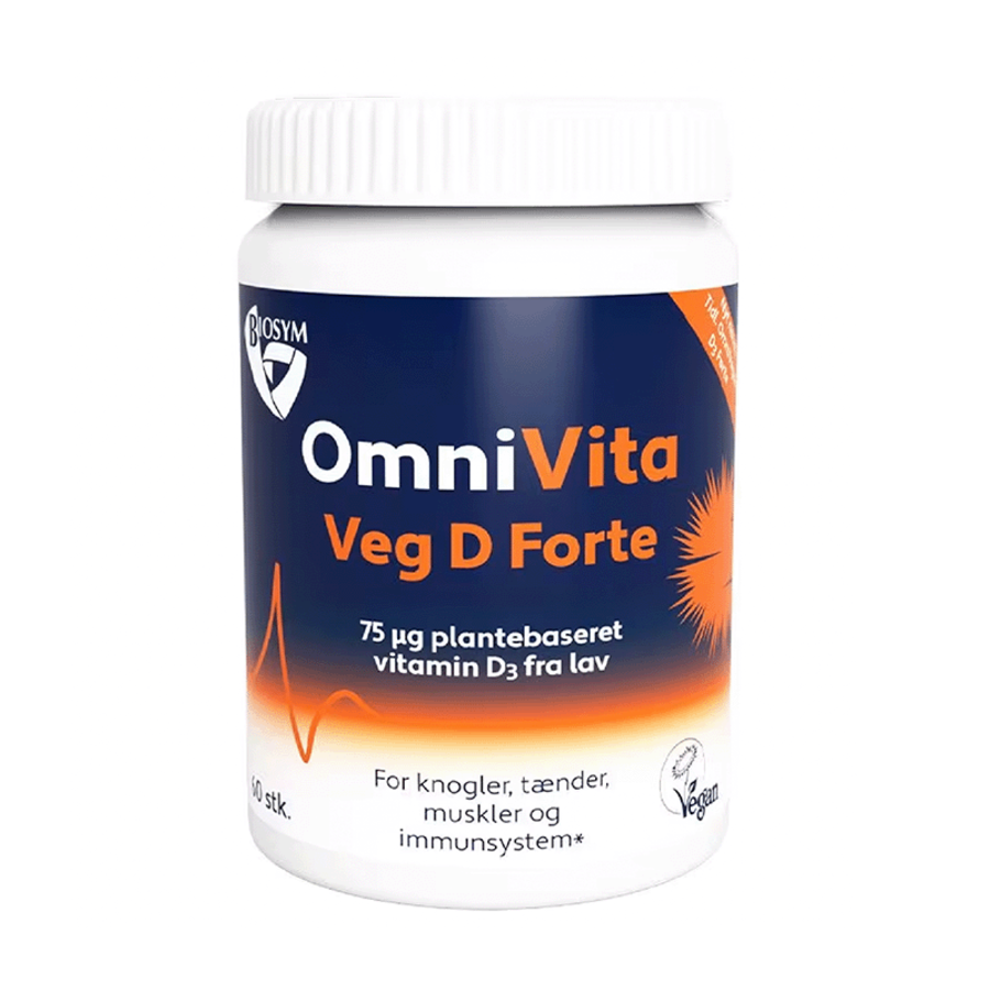 Biosym Omnivita Veg D Forte 60 kaps