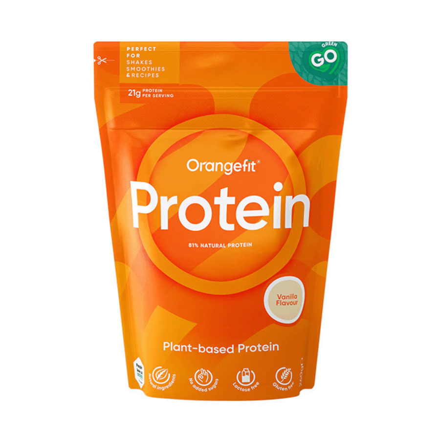 OrangeFit Plantebasert Proteinpulver Vanilje 260gr