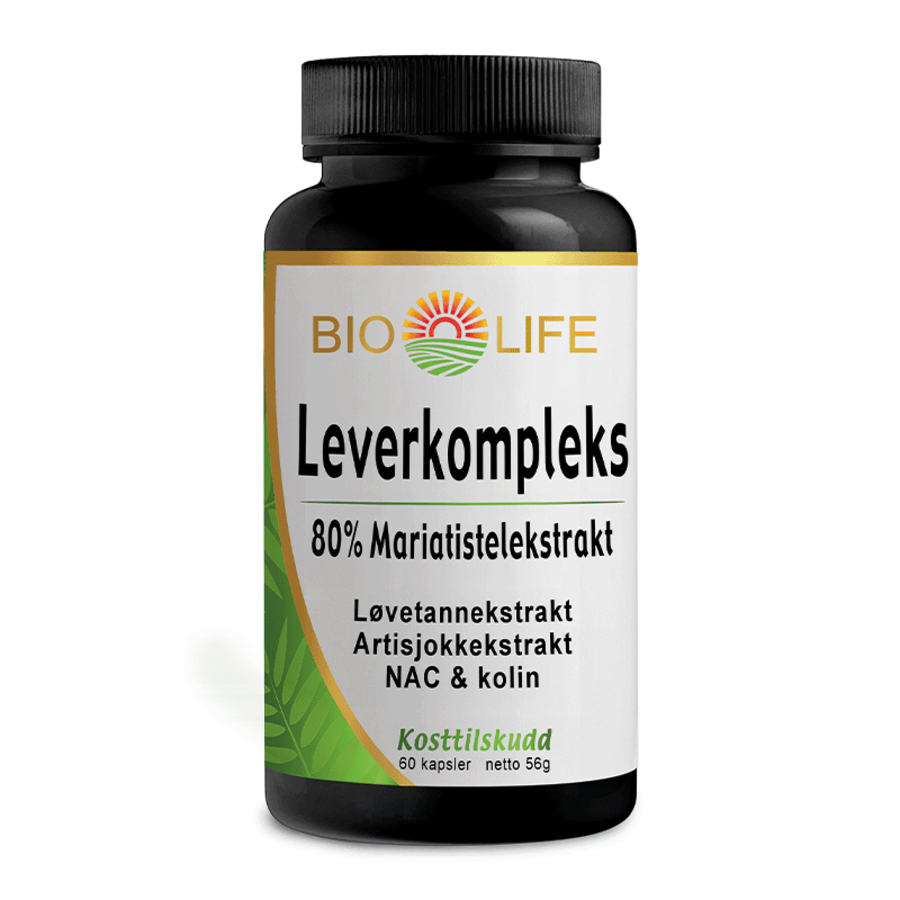 Bio Life Leverkompleks 60 kapsler