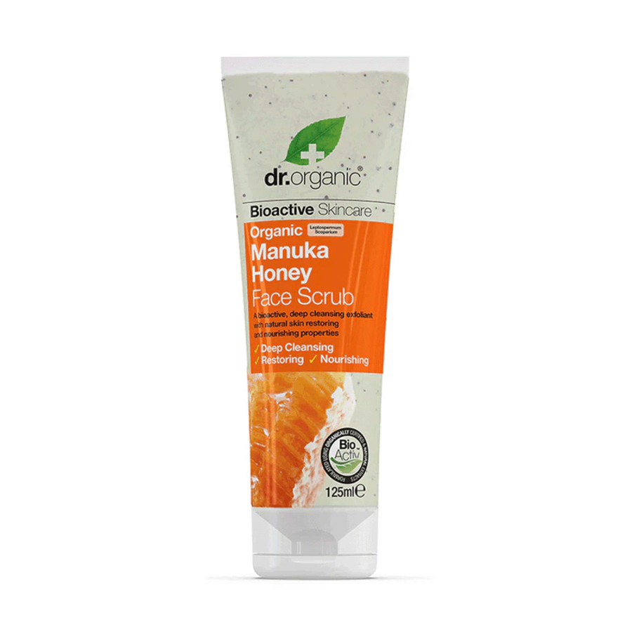 Dr Organic manuka honey face scrub 125 ml