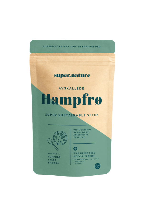 Supernature hampfrø 150 g