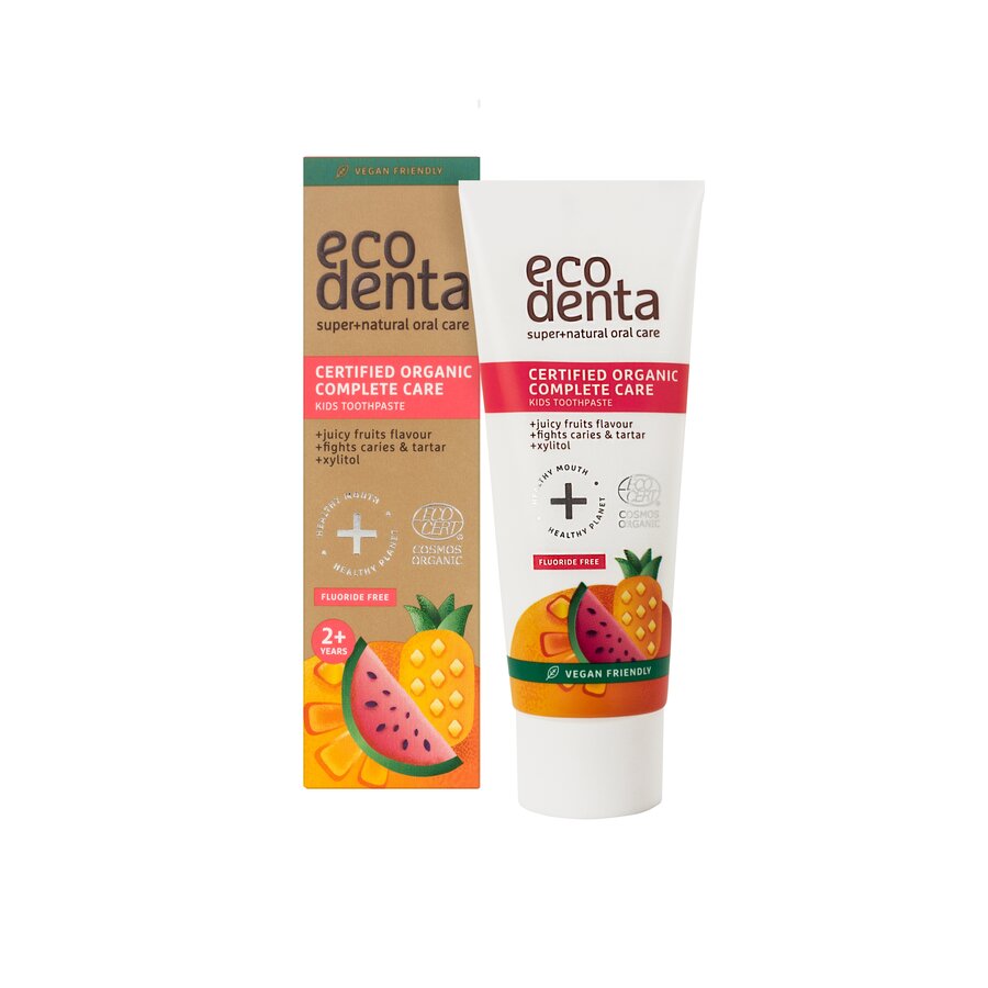 Ecodenta Juicy Fruit Tannkrem Barn u/fluor 75ml