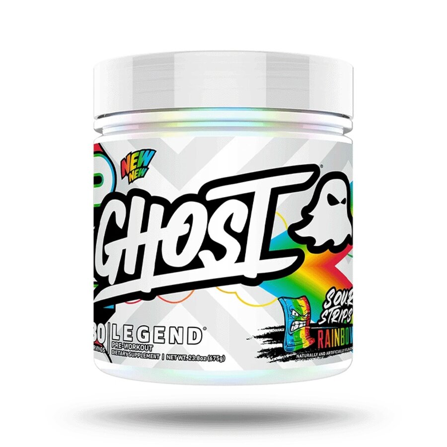 Ghost Legend Pre-workout sour strips rainbow candy 675 g