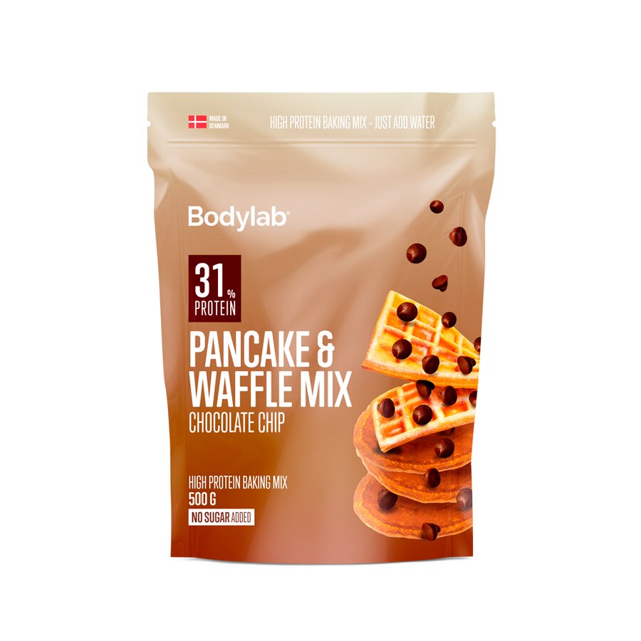 Bodylab pancake & waffle mix chocolate chip 500 g