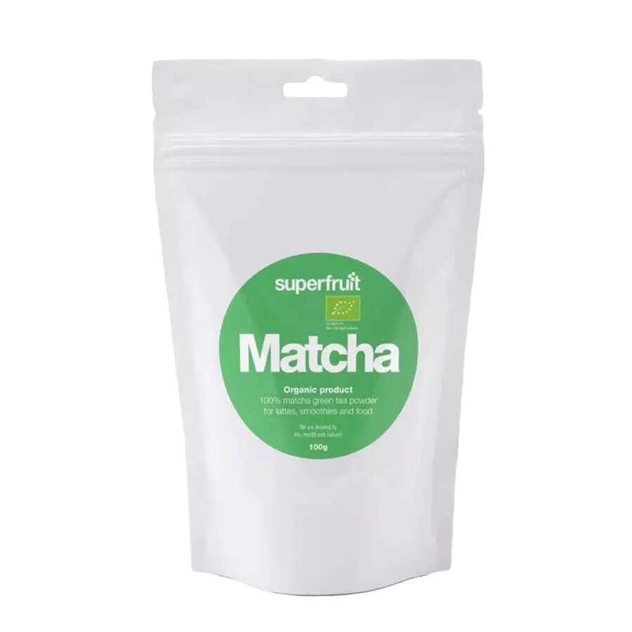 Superfruit økologisk matchapulver 100 g