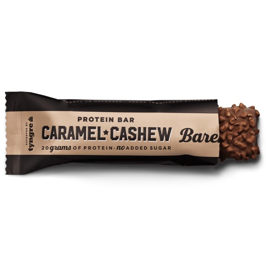 Barebells karamell & cashew proteinbar 55 g