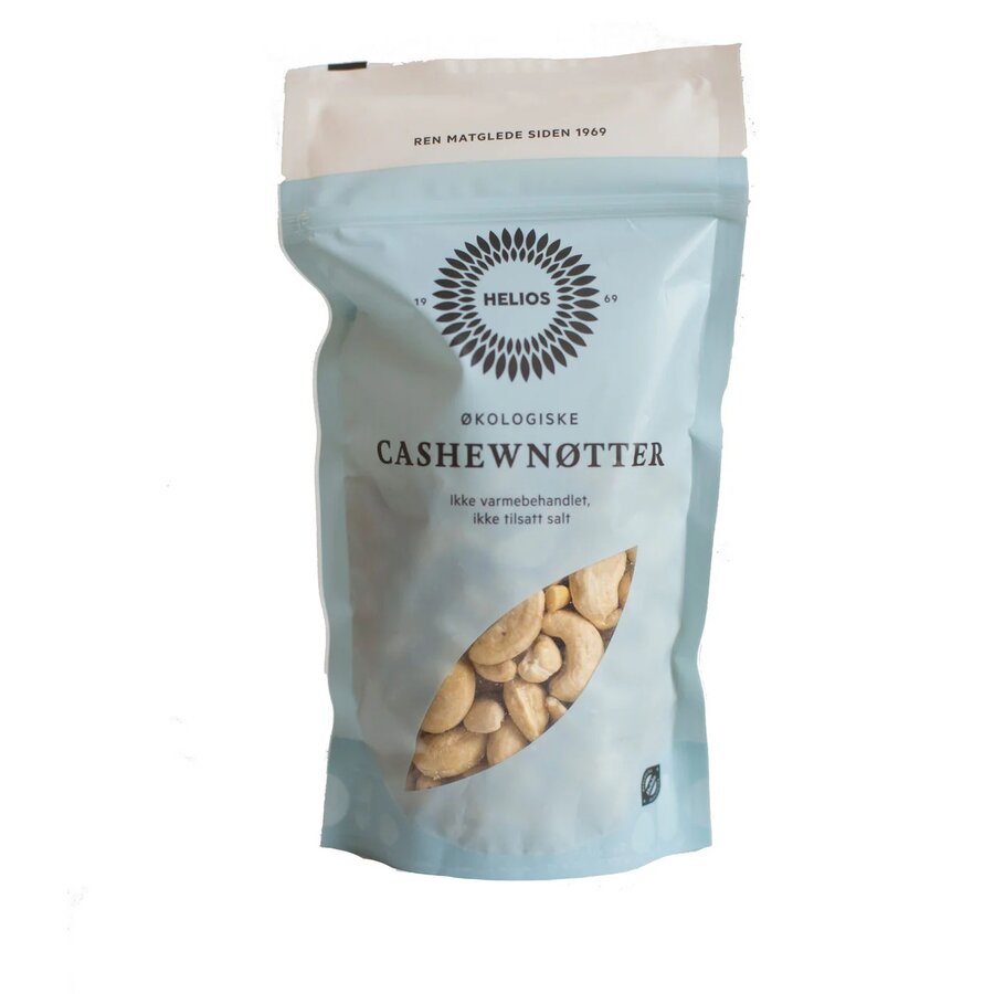Helios økologisk cashewnøtter 150 g