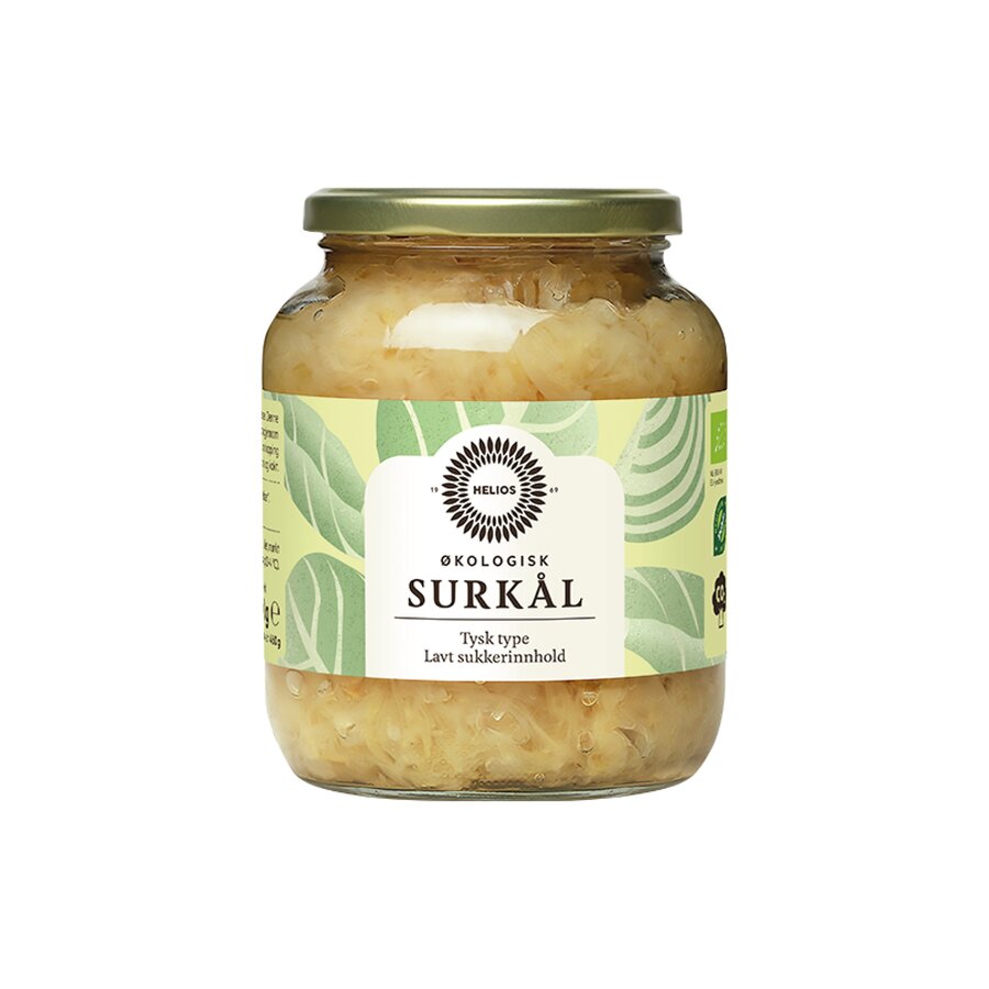 Helios økologisk surkål tysk type 680 g