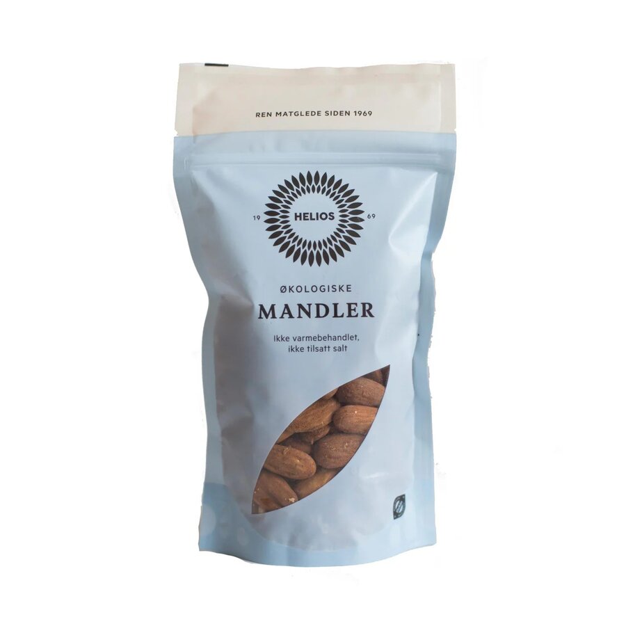 Helios økologisk mandler 150 g