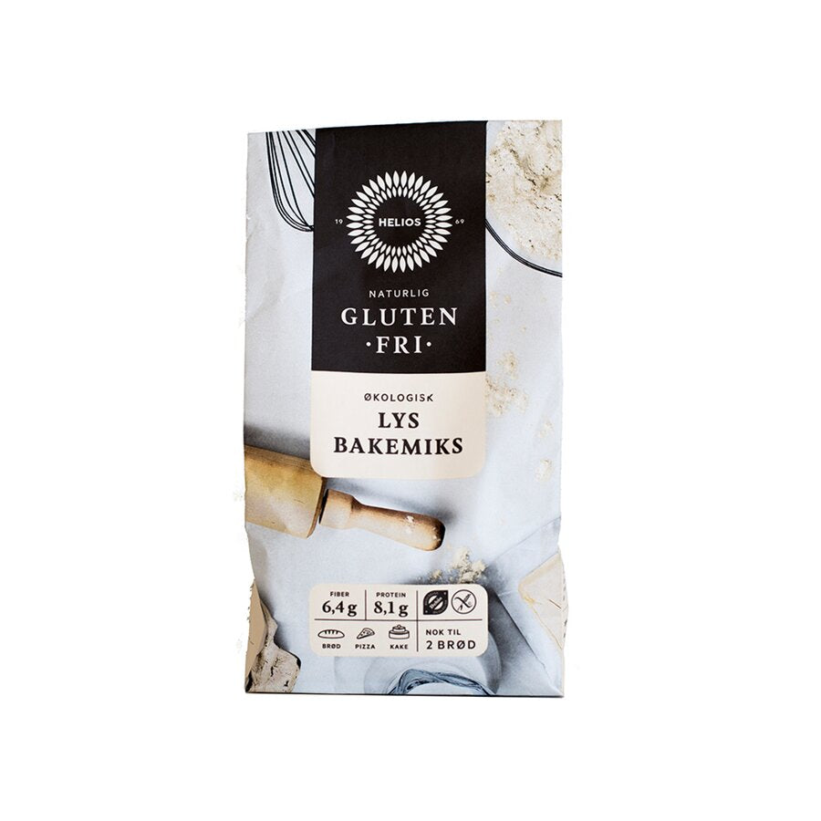 Helios glutenfri lys bakemiks 600 g