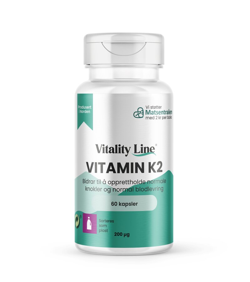 Vitality Line vitamin K2 60 kapsler