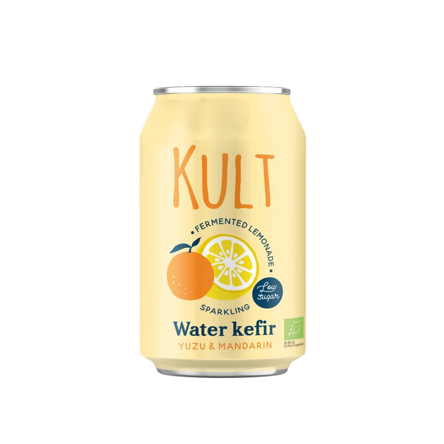 Kult Vannkefir Yuzu & Mandarin Øko 0,33L