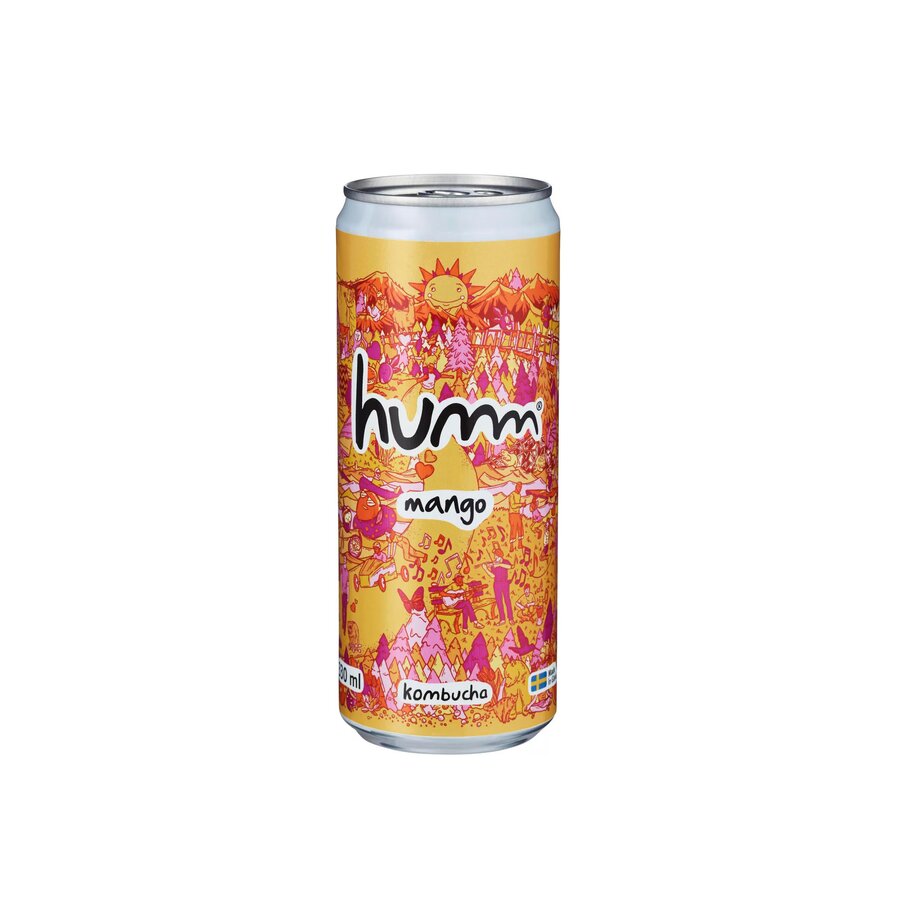 Humm Kombucha Mango 330ml