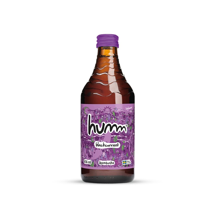 Humm kombucha blackcurrant 415 ml