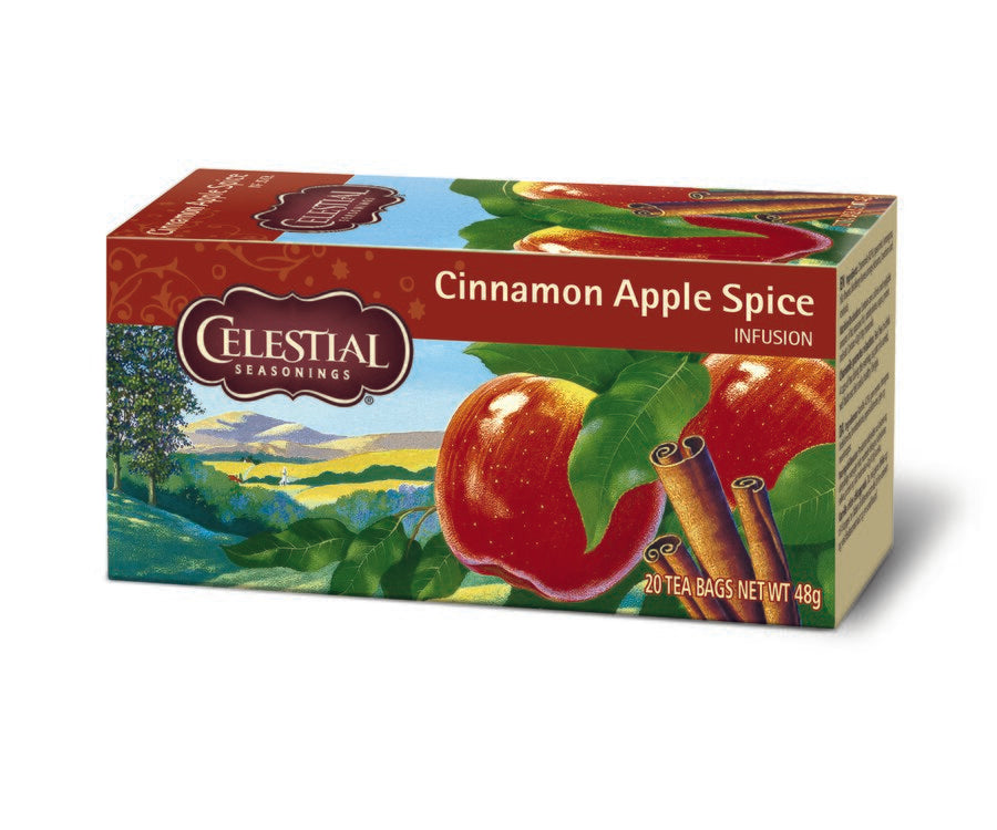 Celestial cinnamon apple spice te 20 poser