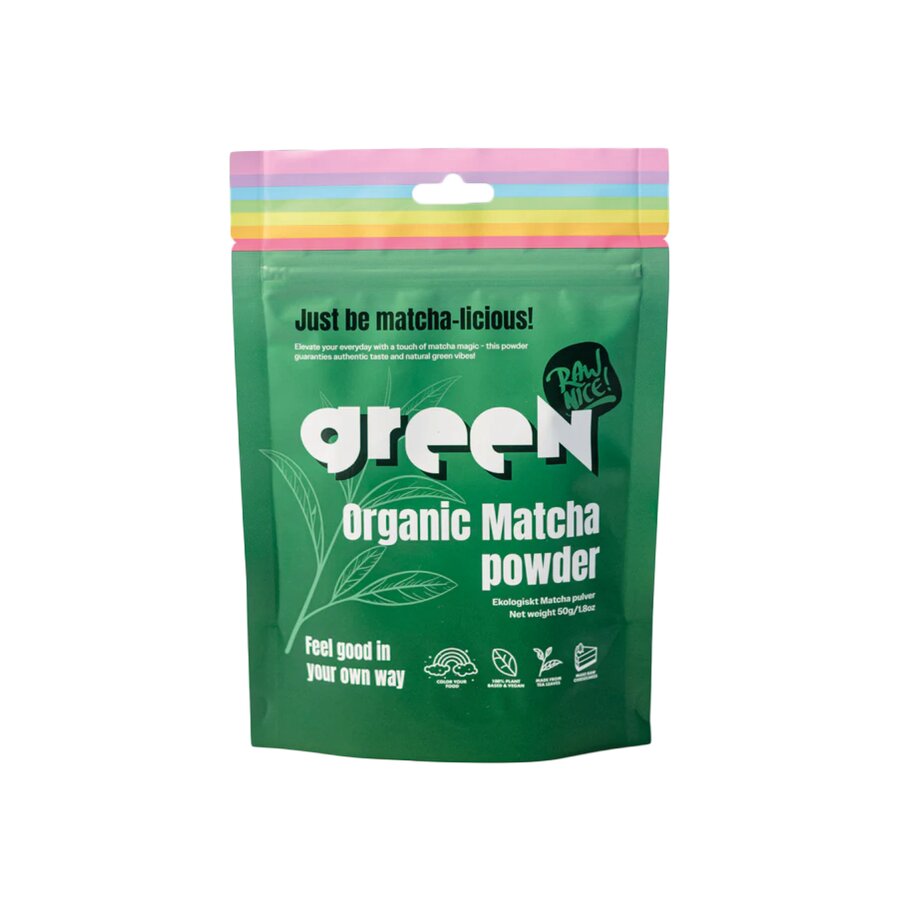 RawNice green organic matcha tea powder 50 g