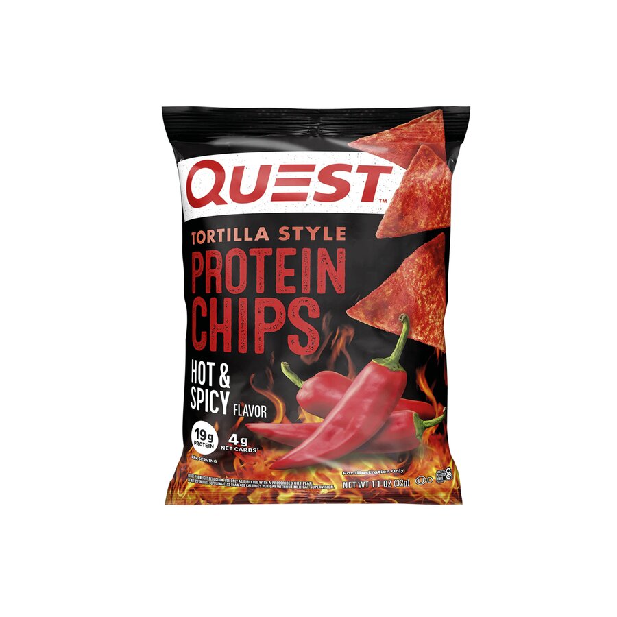Quest Protein Tortilla Chips Hot & Spicy 32 g